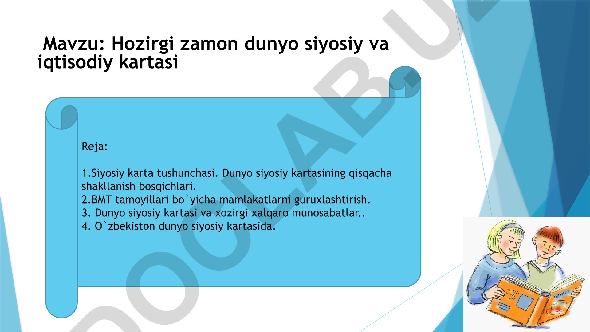 Hozirgi zamon dunyo siyosiy va iqtisodiy kartasi