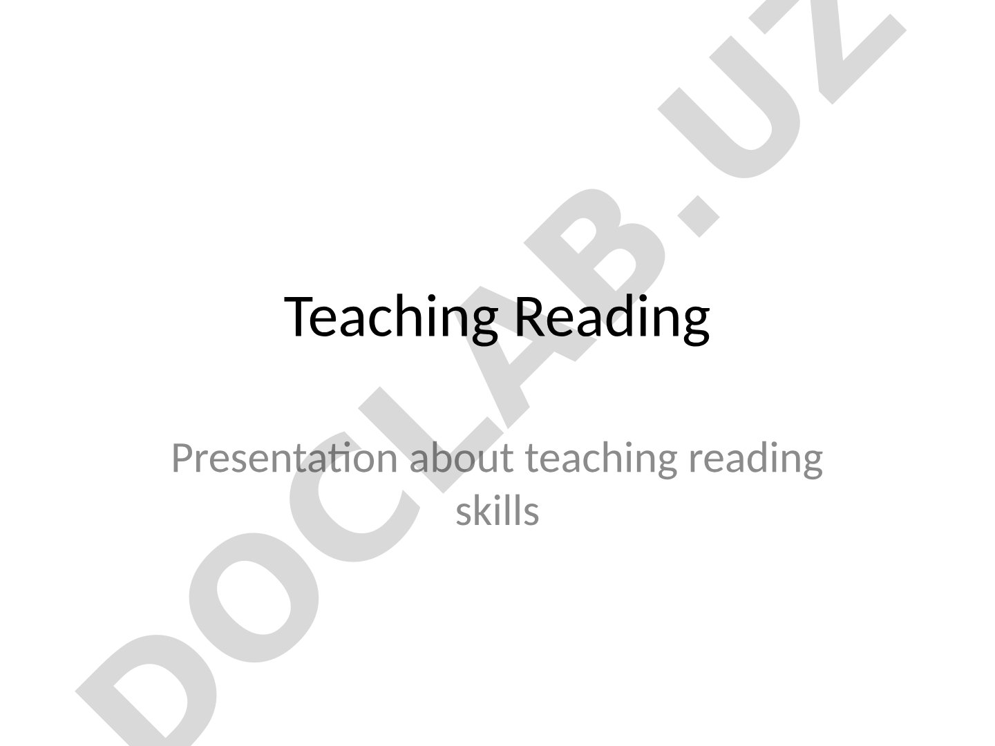 This presentation covers types, stages, strategies, and the teacher's role in teaching