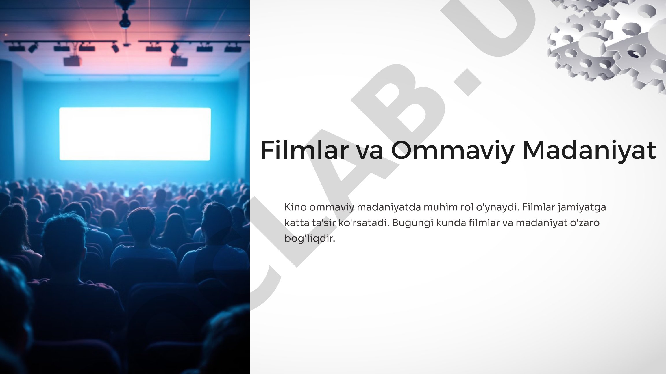 Filmlar va ommaviy madaniyat: kino jamiyatga ta'siri va O'zbekiston misoli