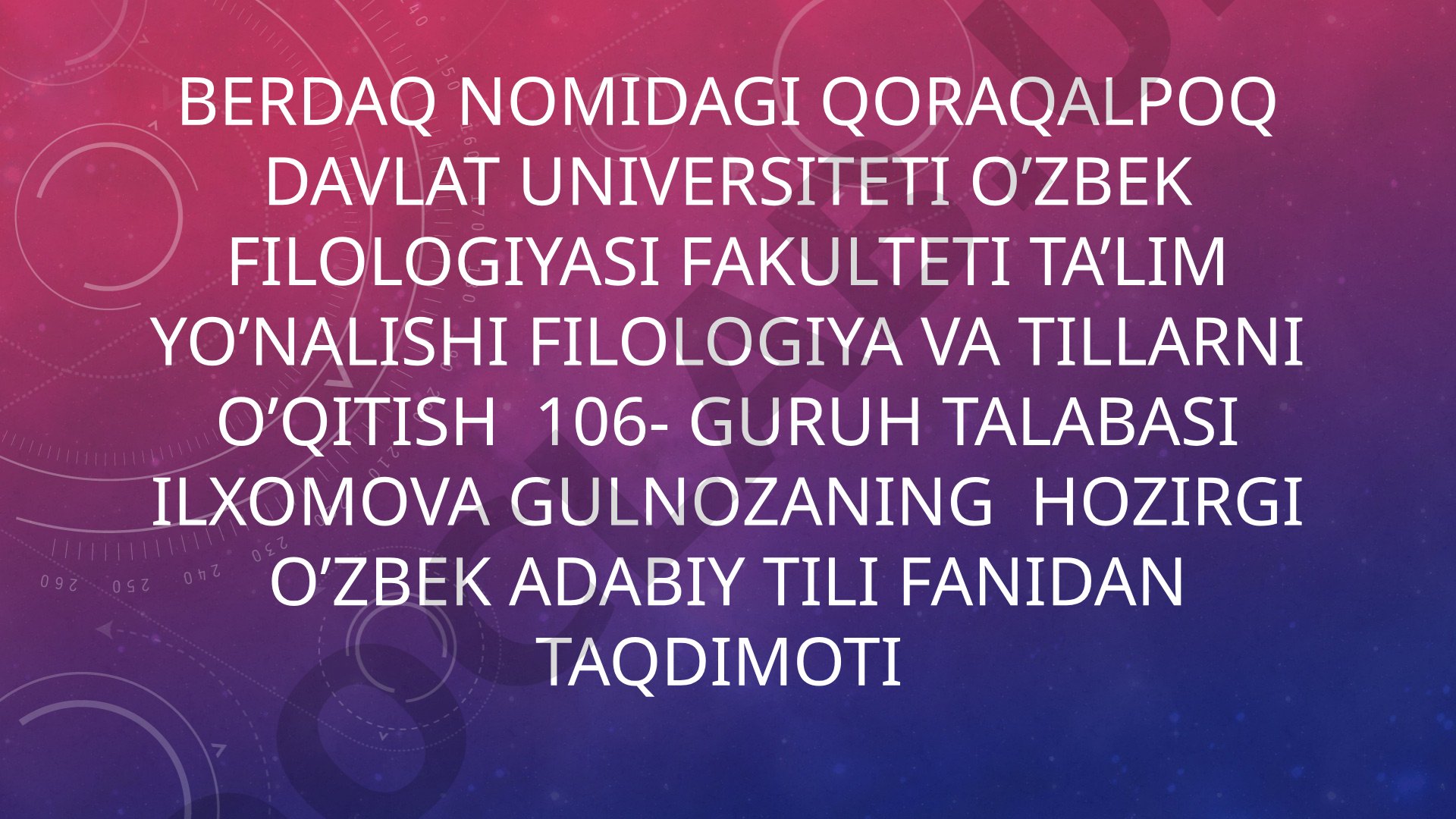 Lisoniy ziddiyatlar. Lisoniy tasnif va uning turlari.