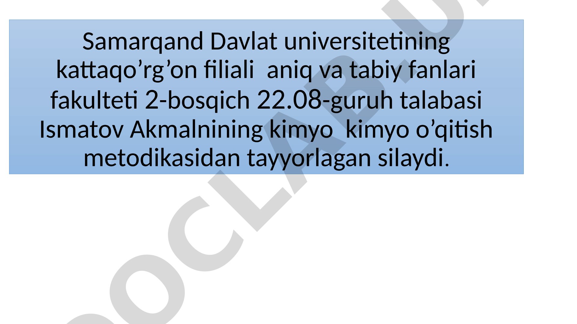 O’qituvchining jamiyat oldidagi mas’uliyati va vazifalari