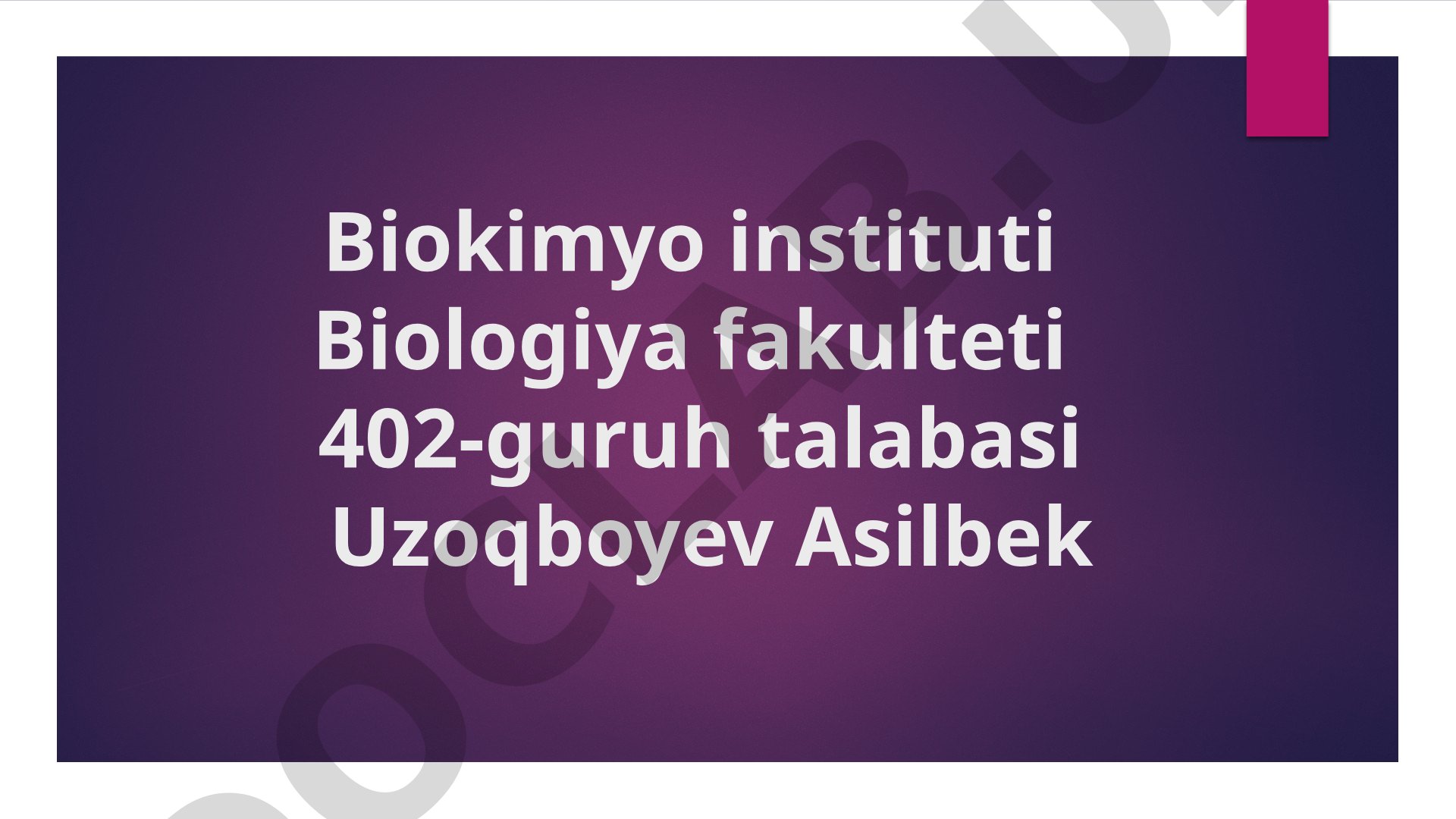 O’simliklarga patogen mikroorganizmlarning ta’siri va ularni mexanik va kimyoviy yo’llar orqali himoya qilish