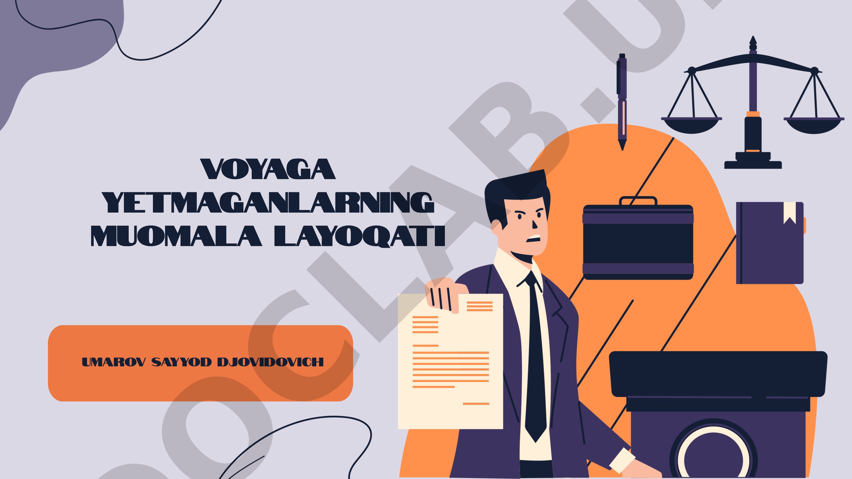 Voyaga yetmaganlarning muomala layoqati