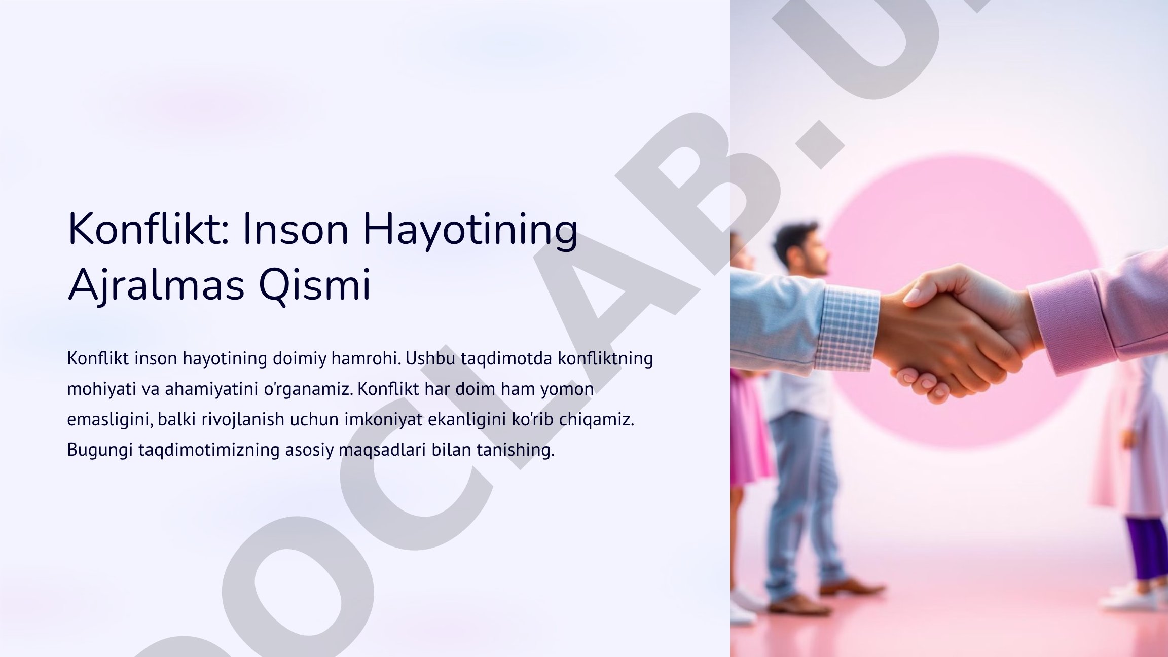 Konflikt: Inson Hayotining Ajralmas Qismi