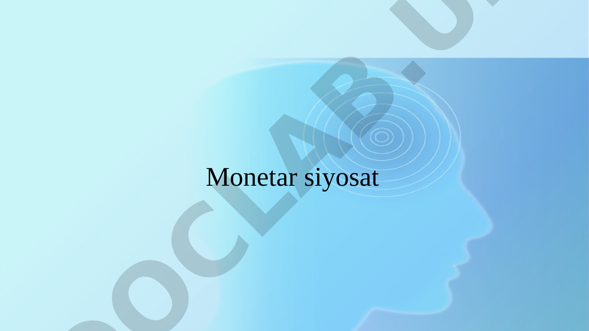 Monetar siyosat