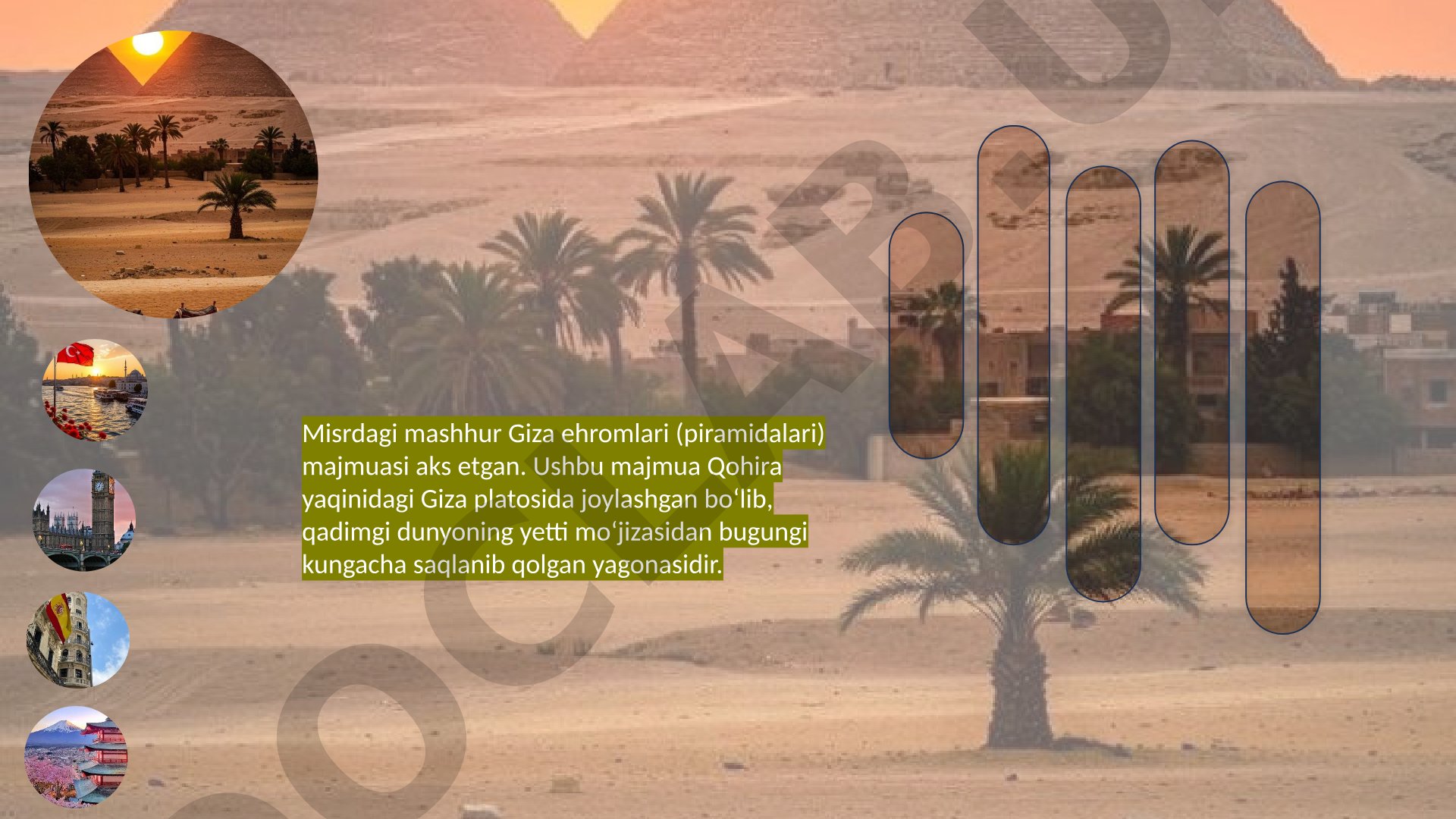 Dunyodagi mashhur diqqatga sazovor joylar