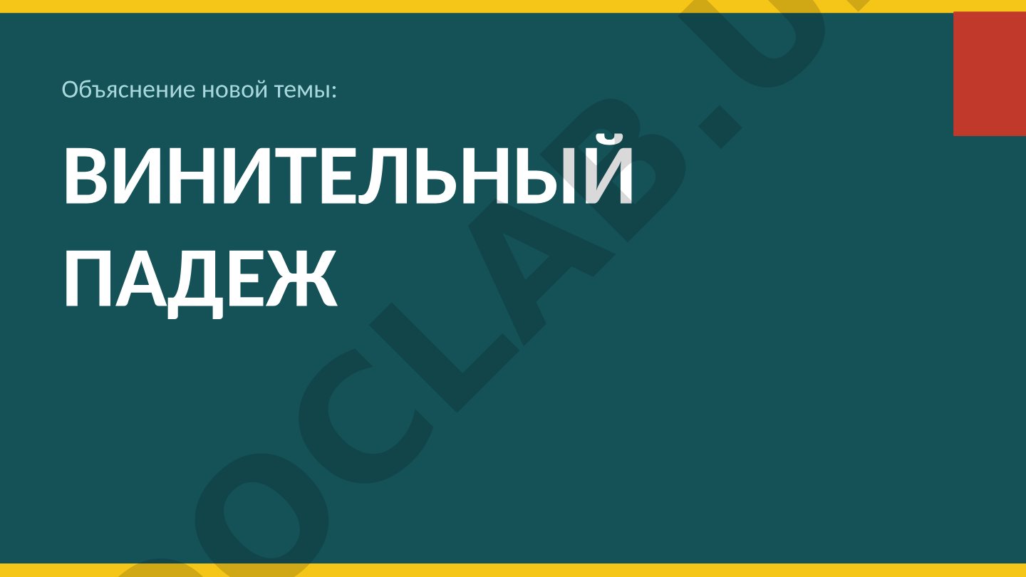 Винительный падеж