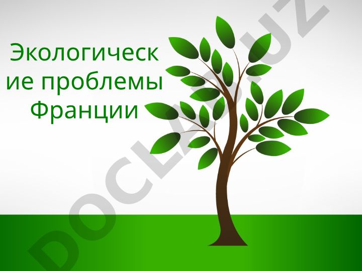 Экологические проблемы Франции
