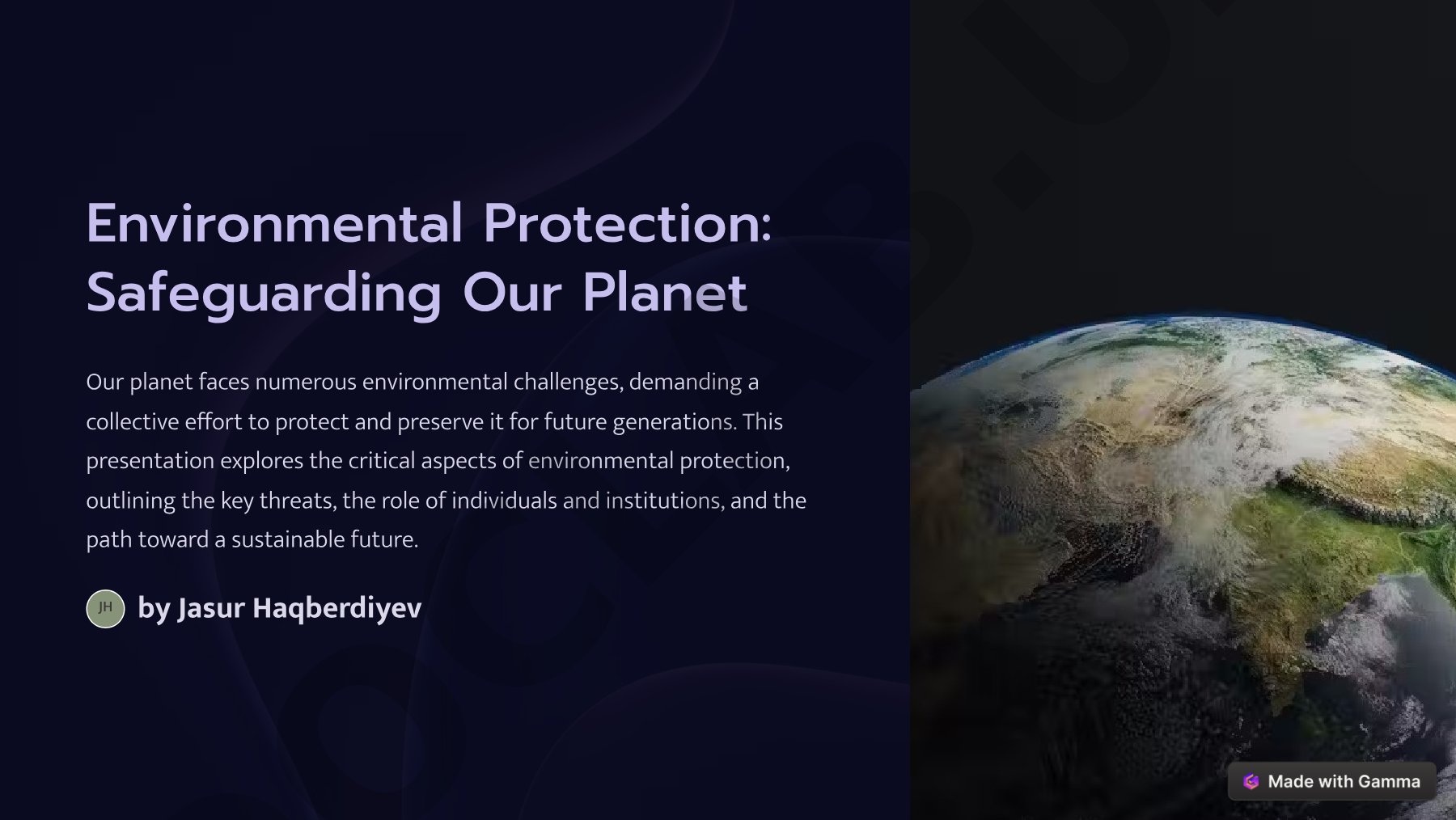 Environmental Protection: Safeguarding Our Planet