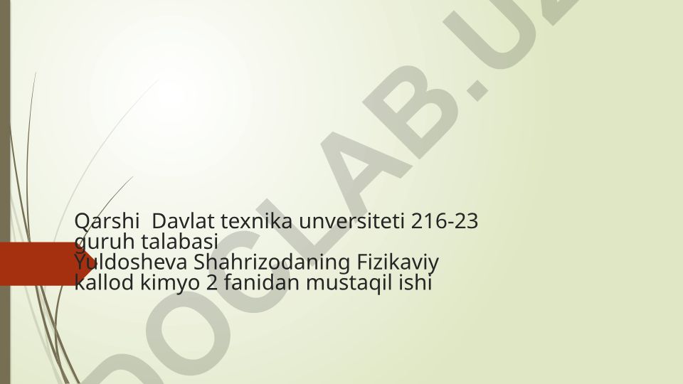 Sedimentatsiya tezligini aniqlash usullari