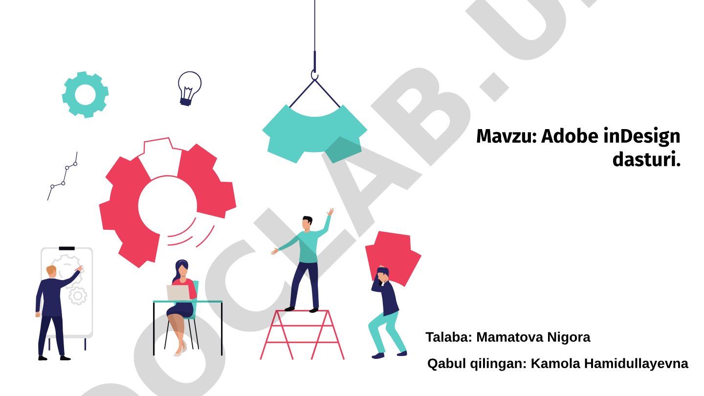 Adobe inDesign dasturi