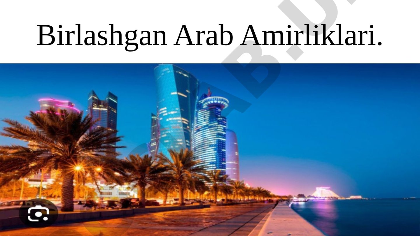 Birlashgan Arab Amirliklari