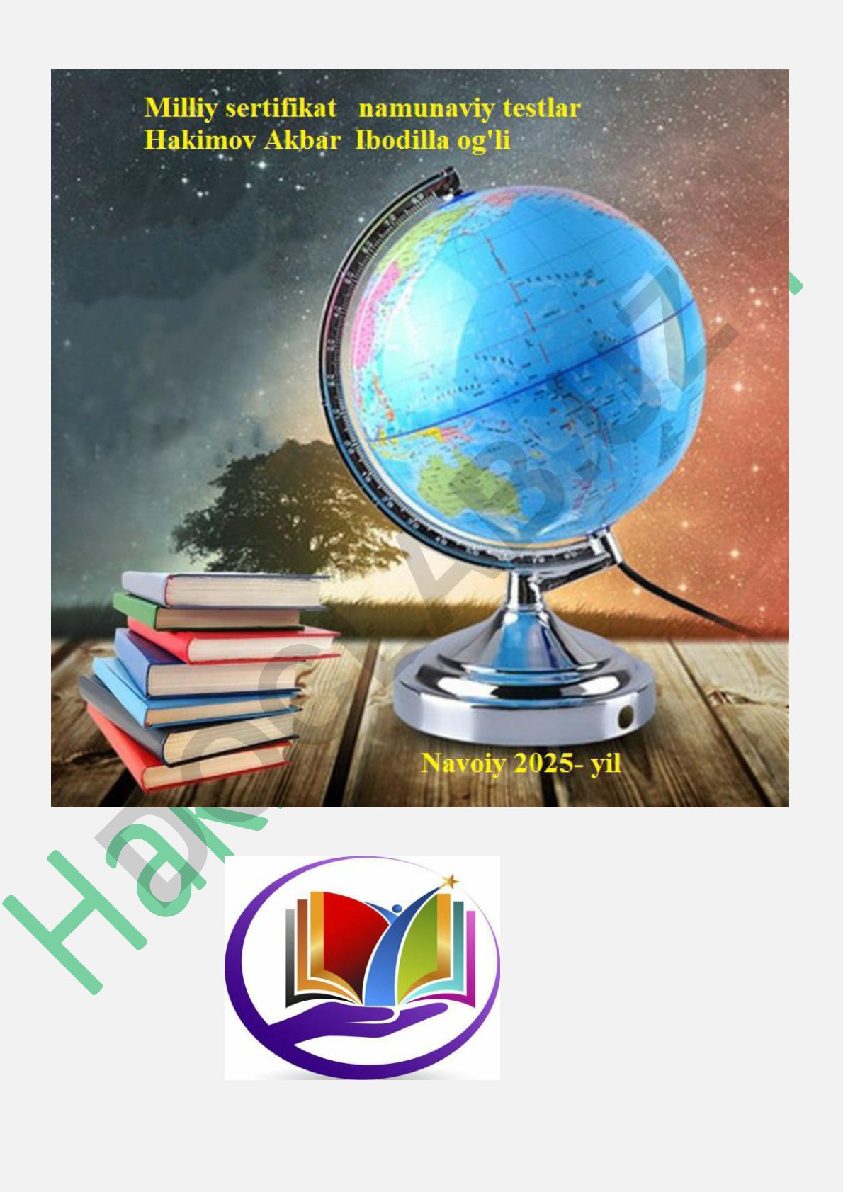 Geografiya fanidan masalalar to'plami