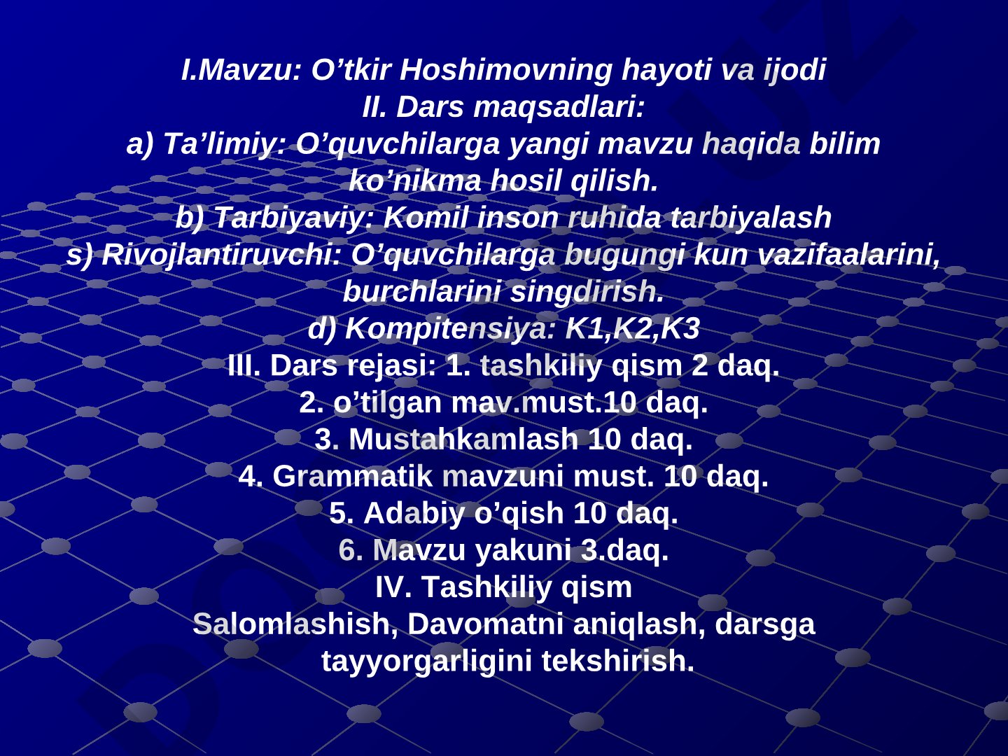 O’tkir Hoshimovning hayoti va ijodi