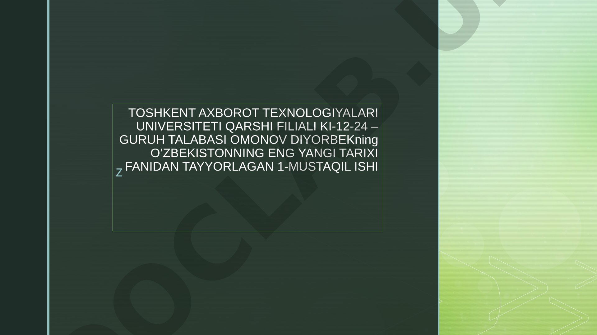 Movarounnahrda IX-XII asrlarda ilm-fan yuksalishi