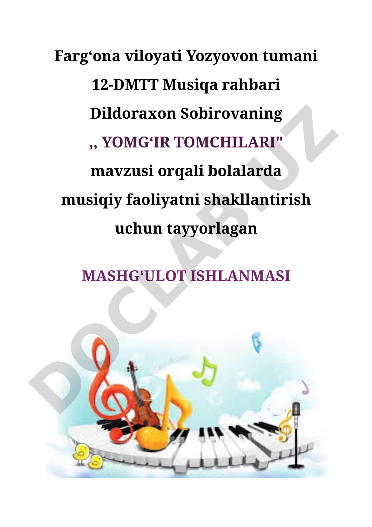 Yomg'ir tomchilari