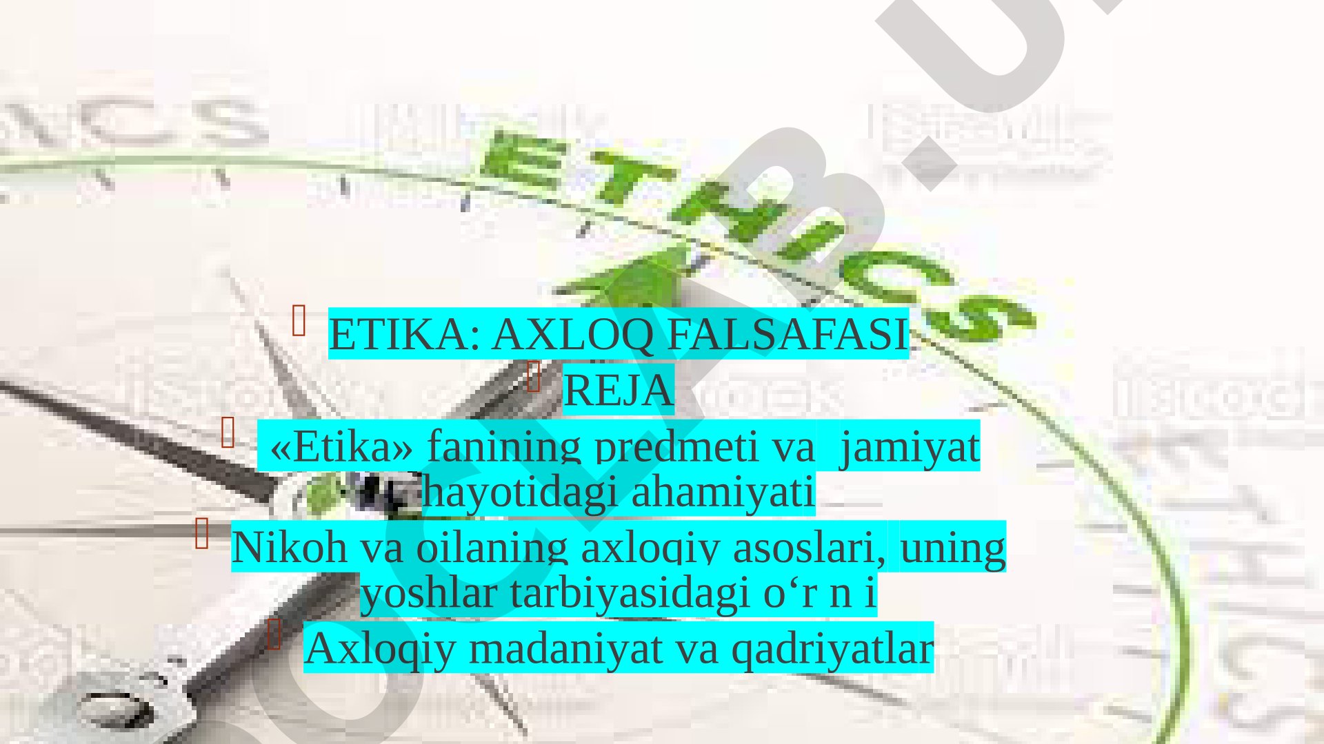 Etika: axloq falsafasi