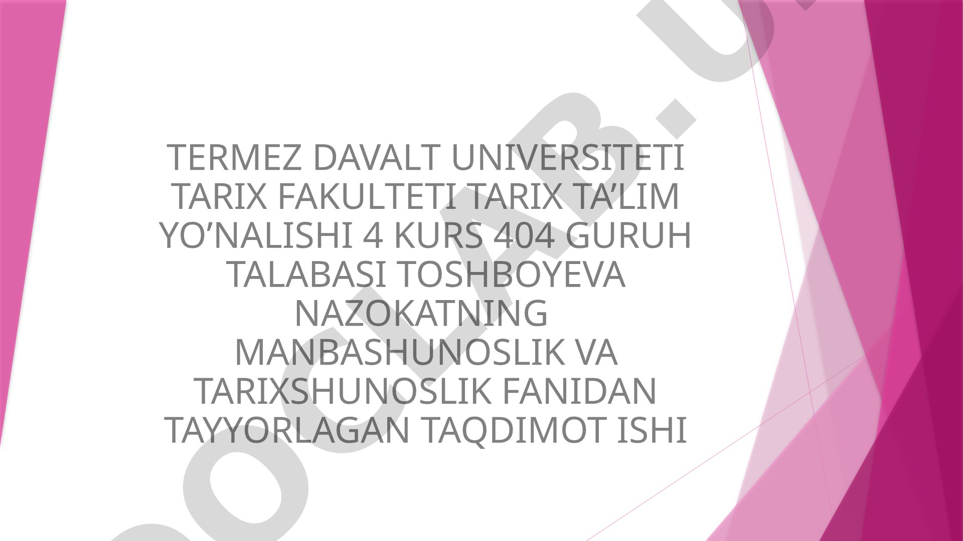 XVI-XIX asrning birinchi yarmida O'rta Osiyo xalqlari tarixshunosligi
