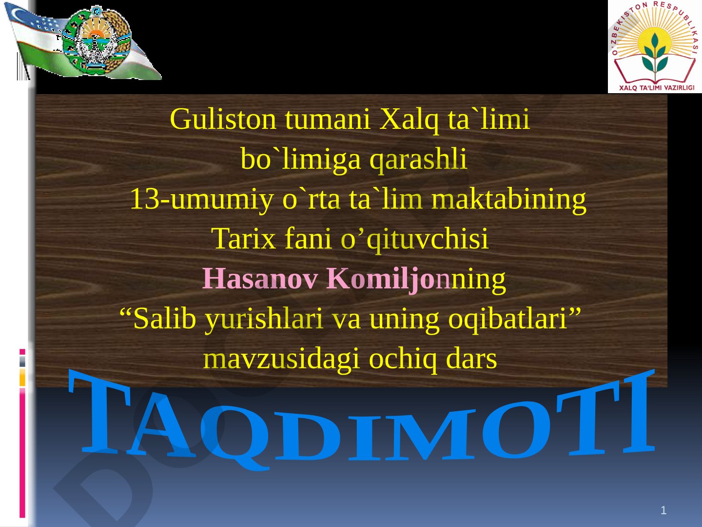 Salib yurishlari va uning oqibatlari