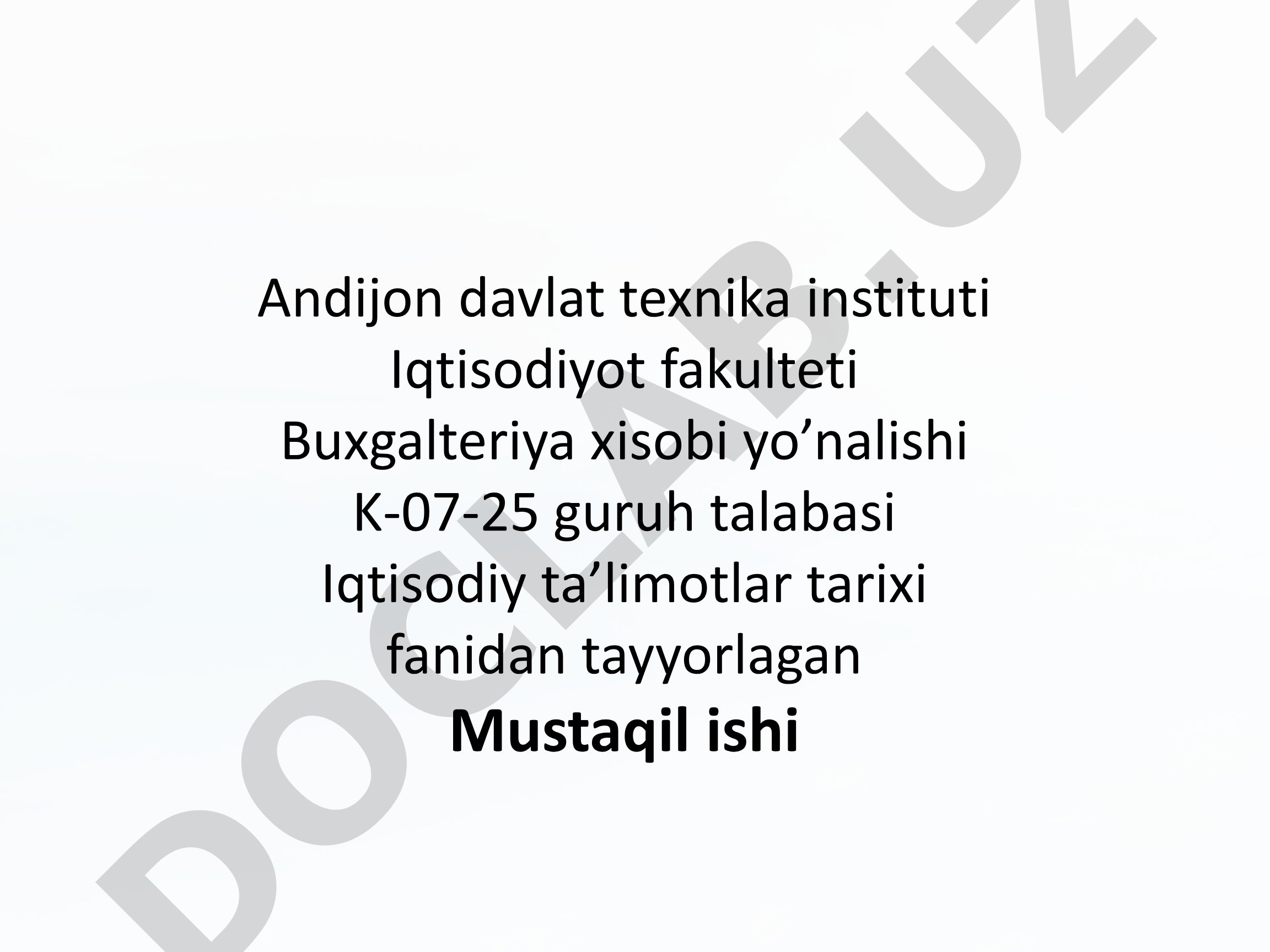 J.B. Sey: Iqtisodiyot Nazariyasining Buyuk Ustasi