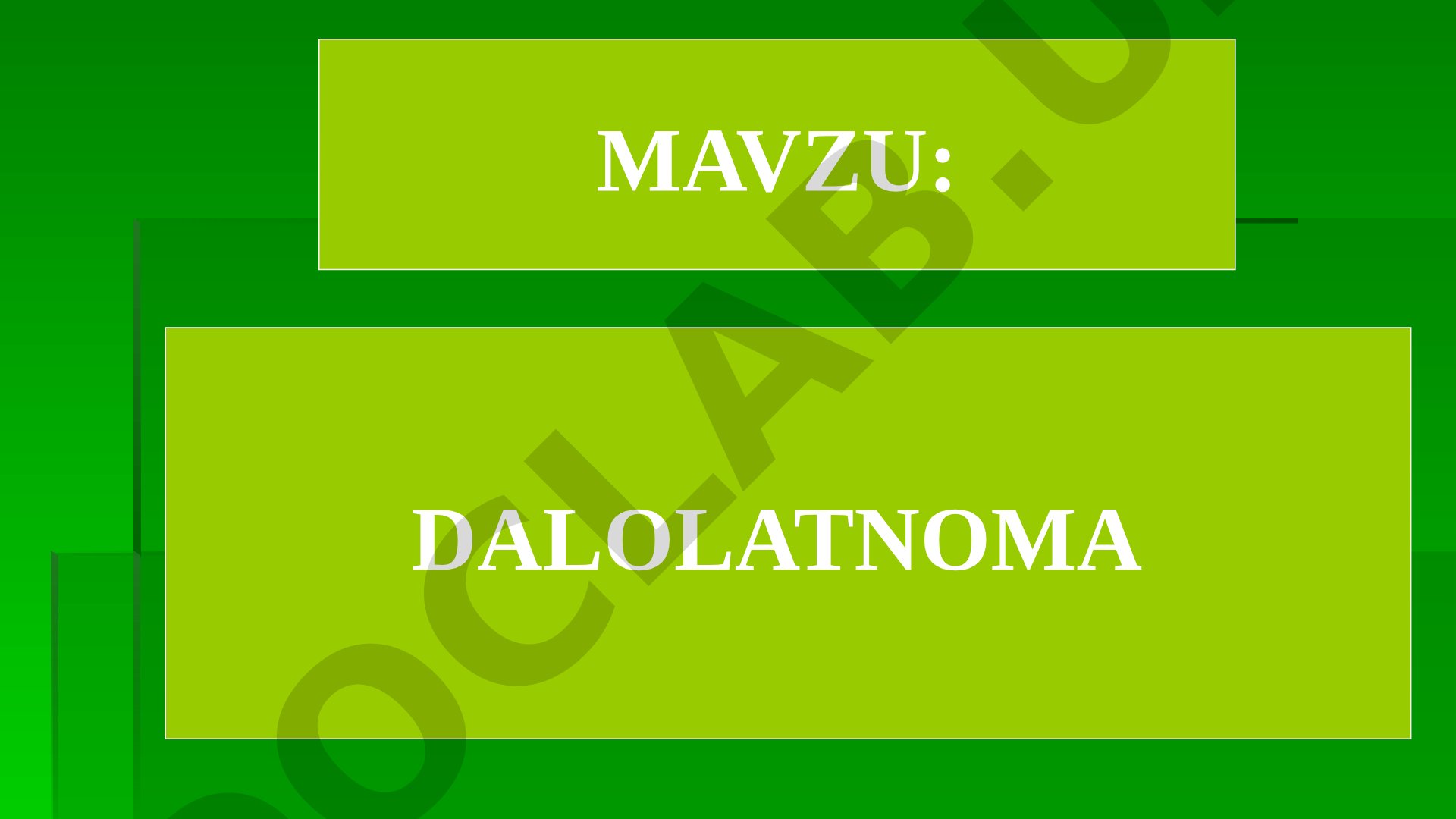 Dalolatnoma (akt) tuzish qoidalari va zaruriy qismlari