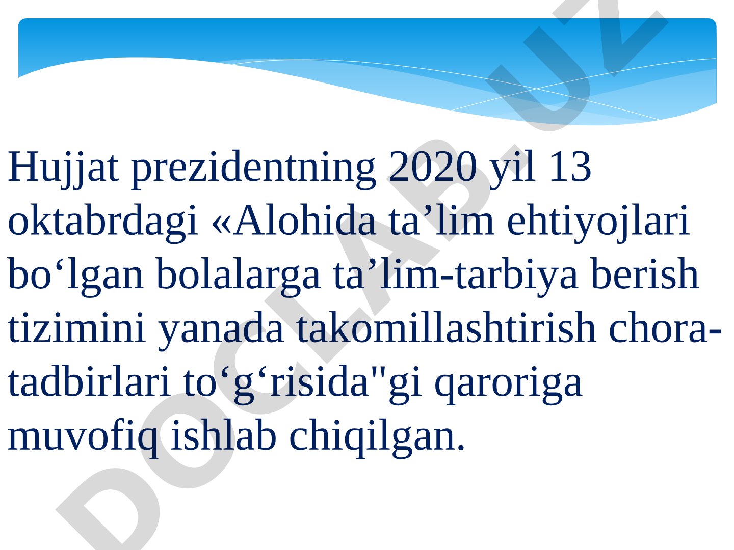 Maktablarda inklyuziv ta’limni rivojlantirish to‘g‘risidagi nizom tasdiqlandi