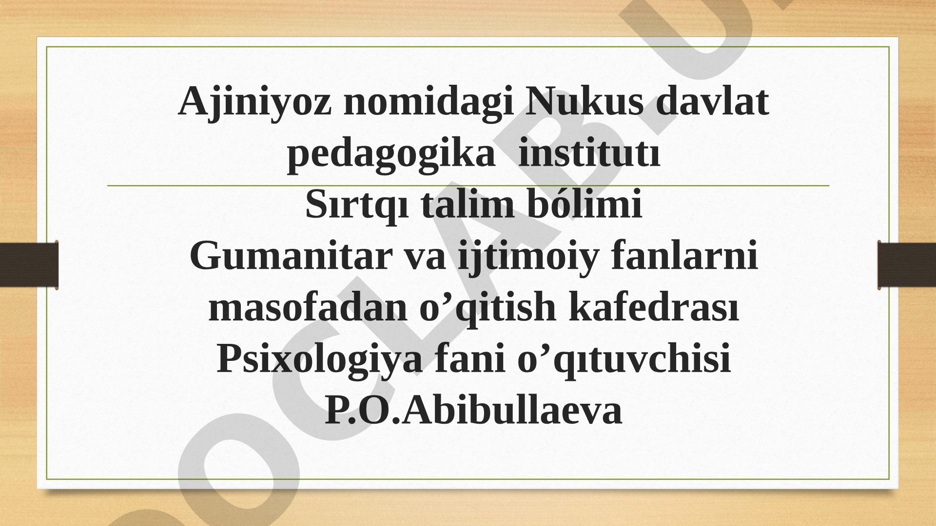 Muloqot psixologiyasi