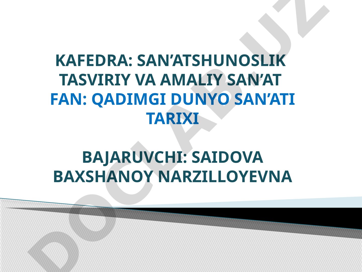 O'zbekiston hududida ibtidoiy davr san'ati