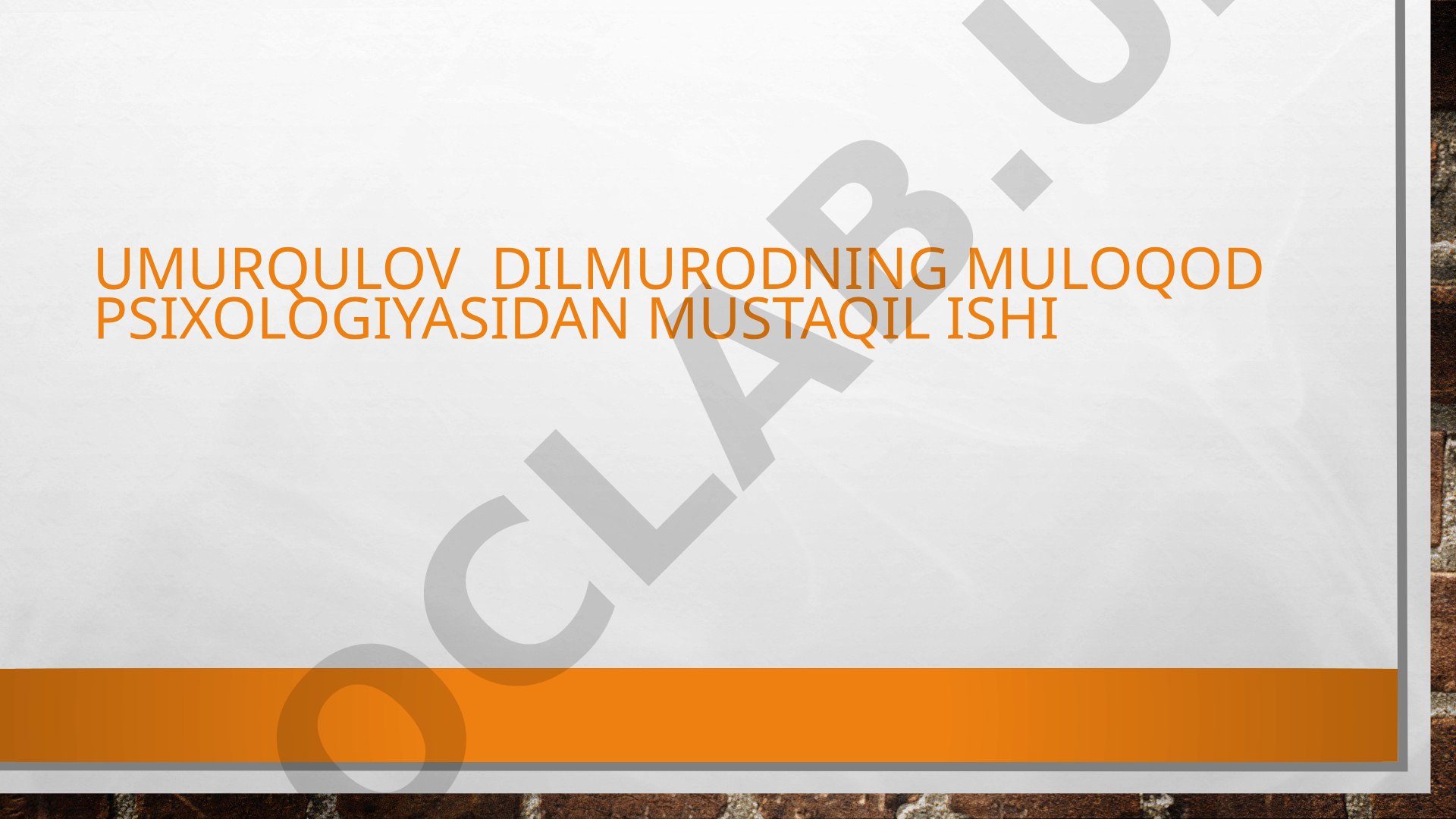 Muloqot shakllari va bosqichlari