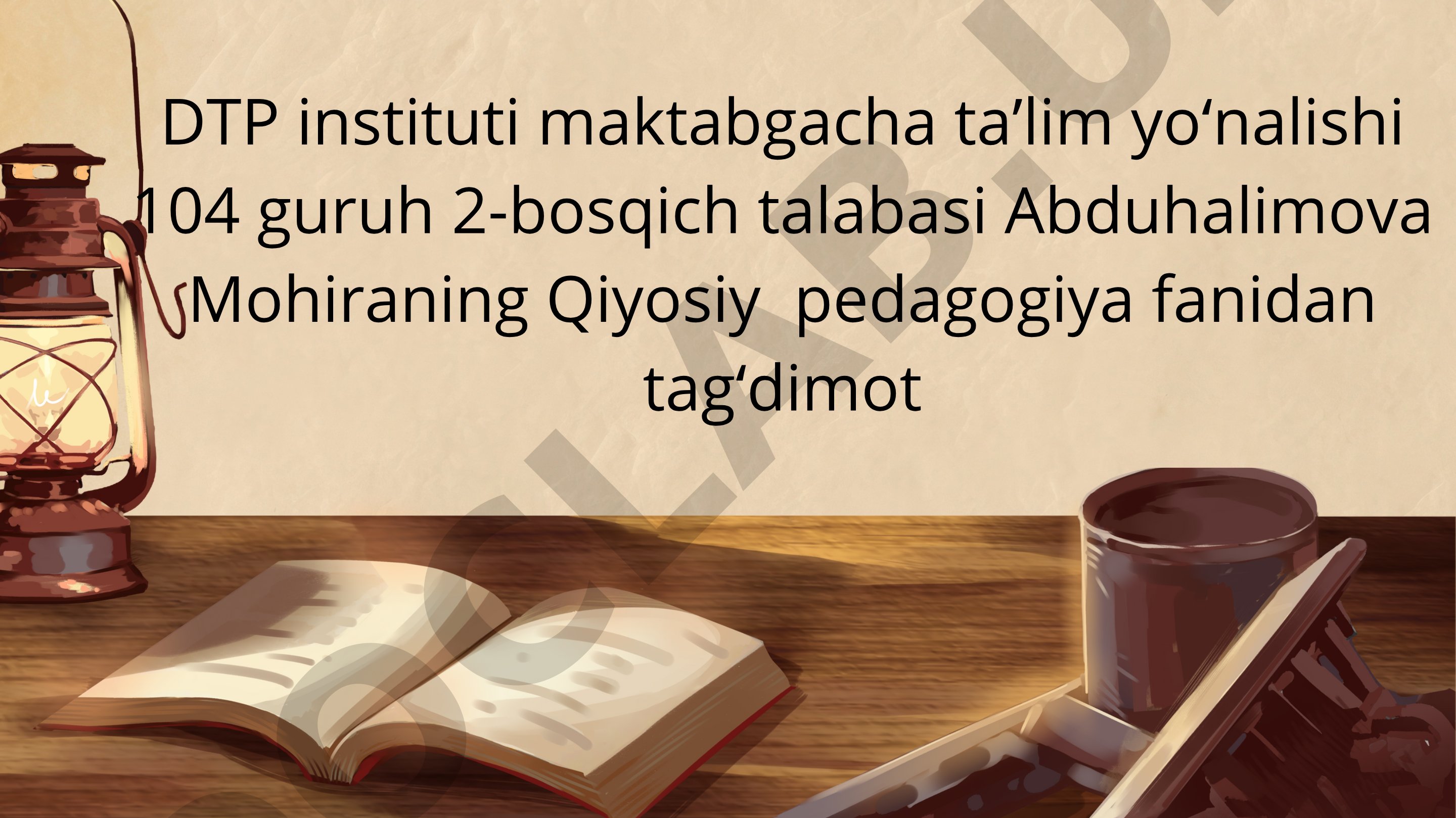 Qiyosiy pedagogika fanining mazmuni va asoslari
