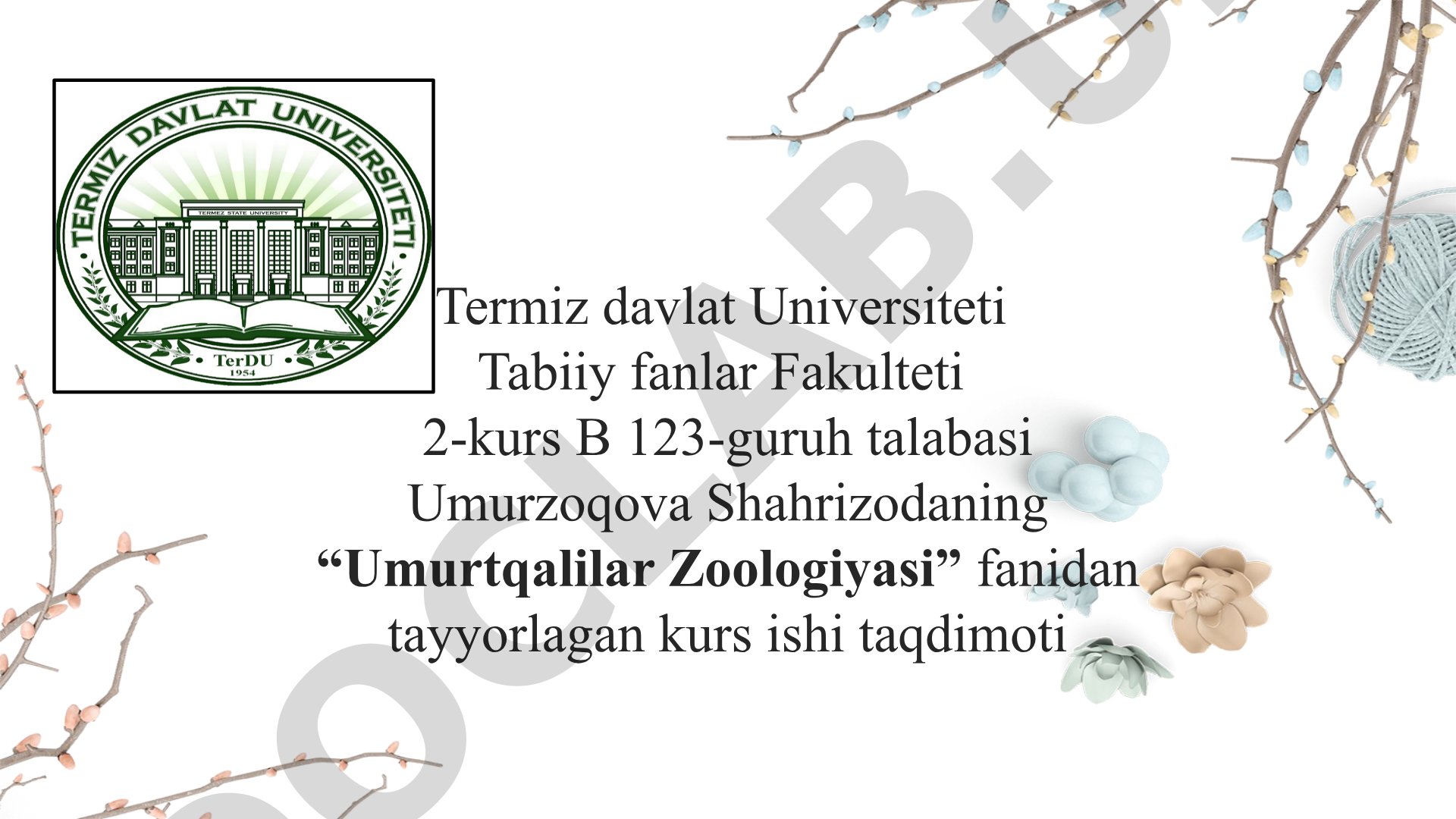Oʻrta Osiyo tekisliklari suv havzalari va togʻ xududlarida yasovchi umurtqali hayvonlar