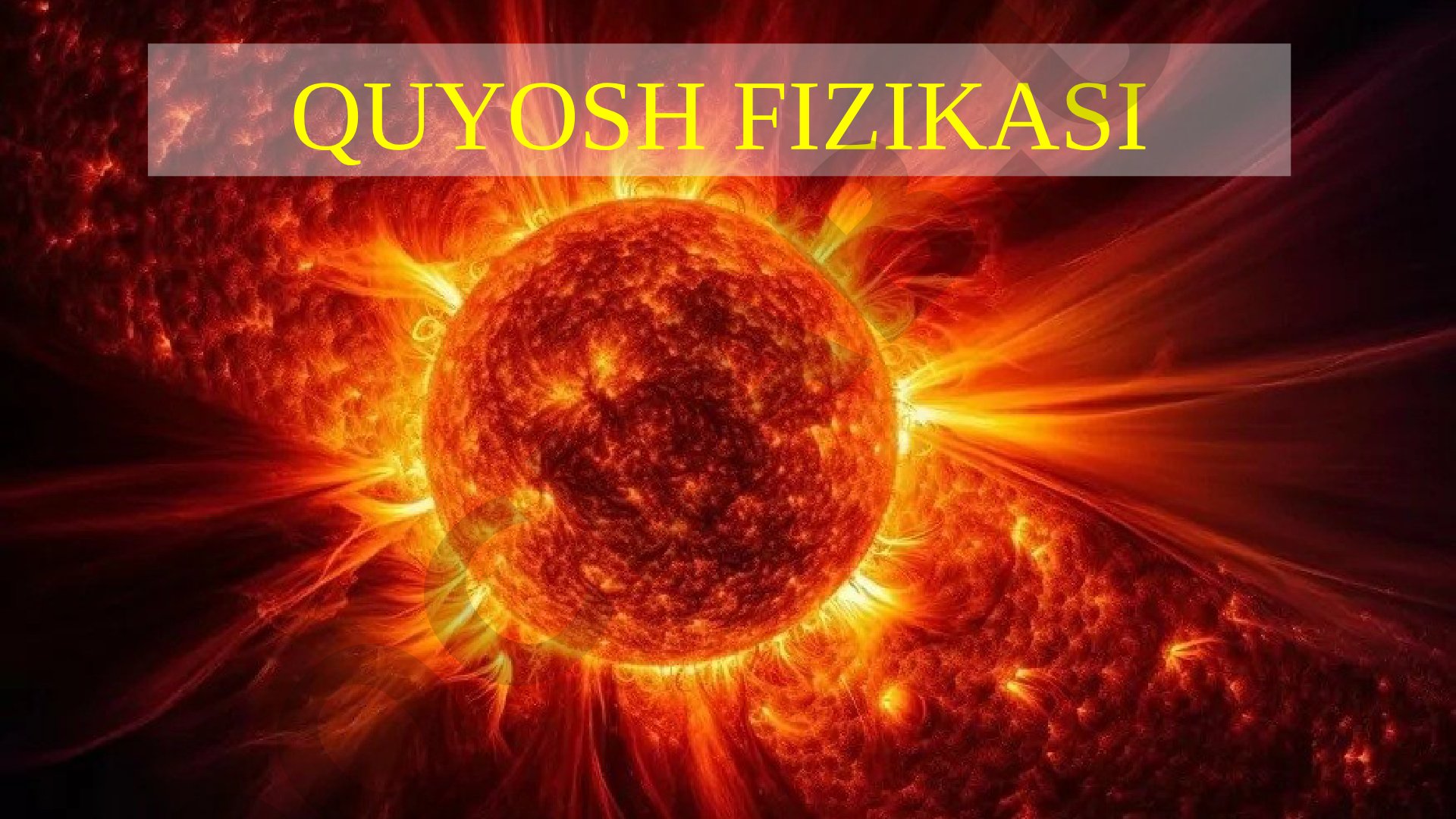 Quyosh fizikasi