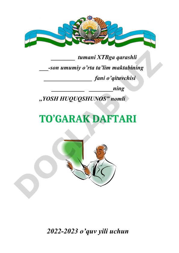 Yosh huquqshunos to'garak dasturi