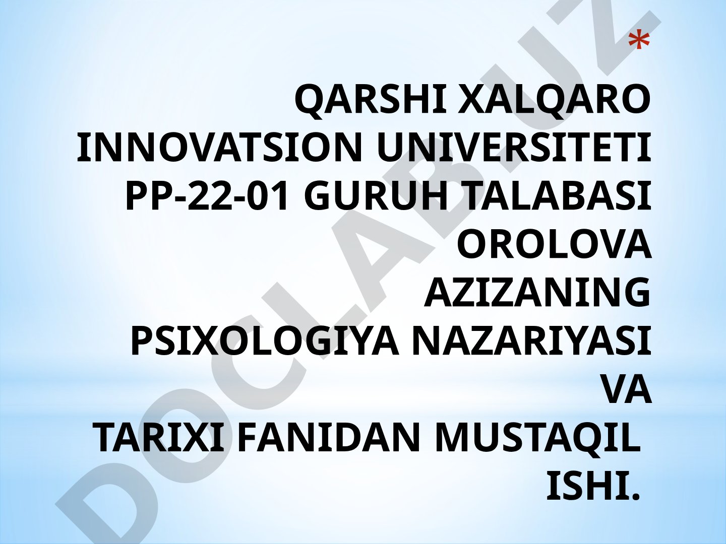 Antik davrda psixologik bilimlarni yuzaga kelishi