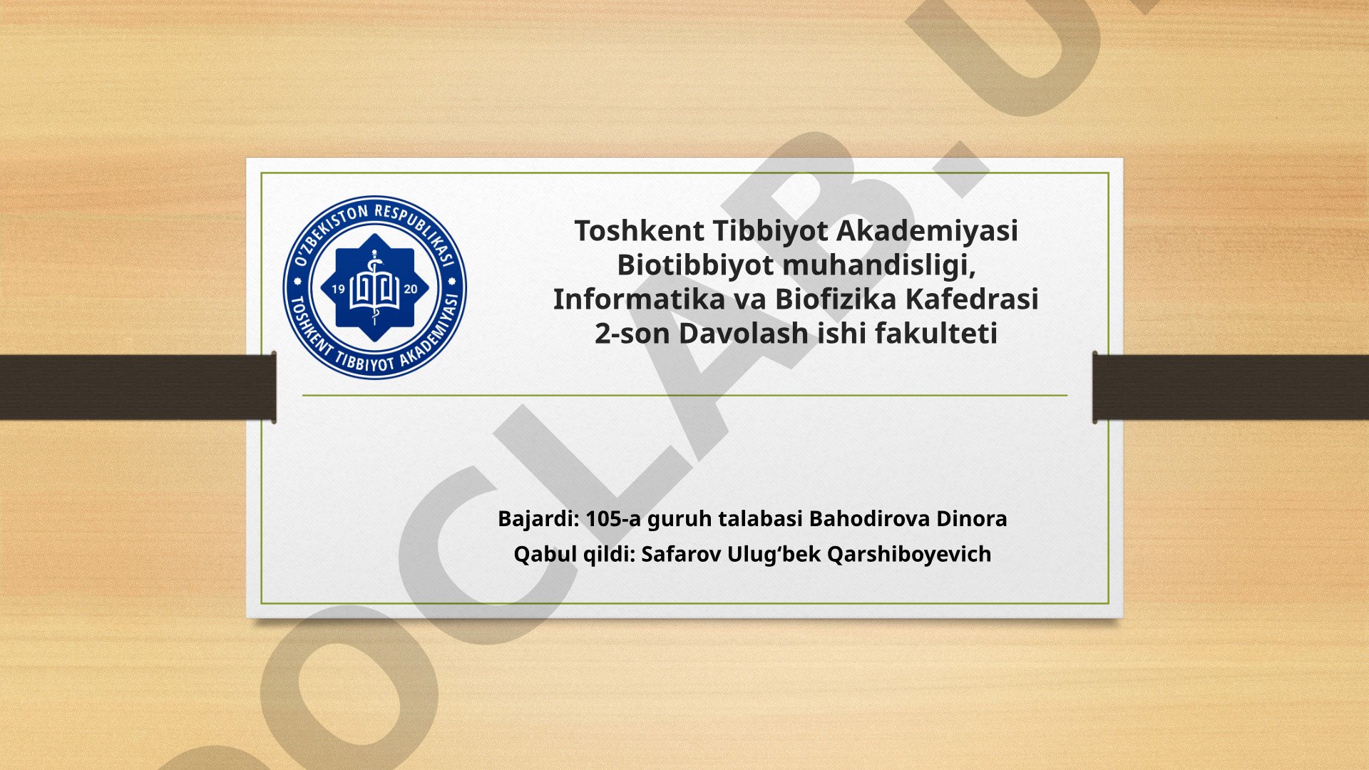 Kimyo: Mendeleyev davriy jadvali haqida ma’lumot