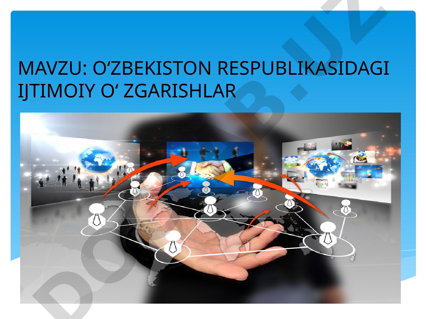 O‘zbekiston Respublikasidagi ijtimoiy o‘zgarishlar