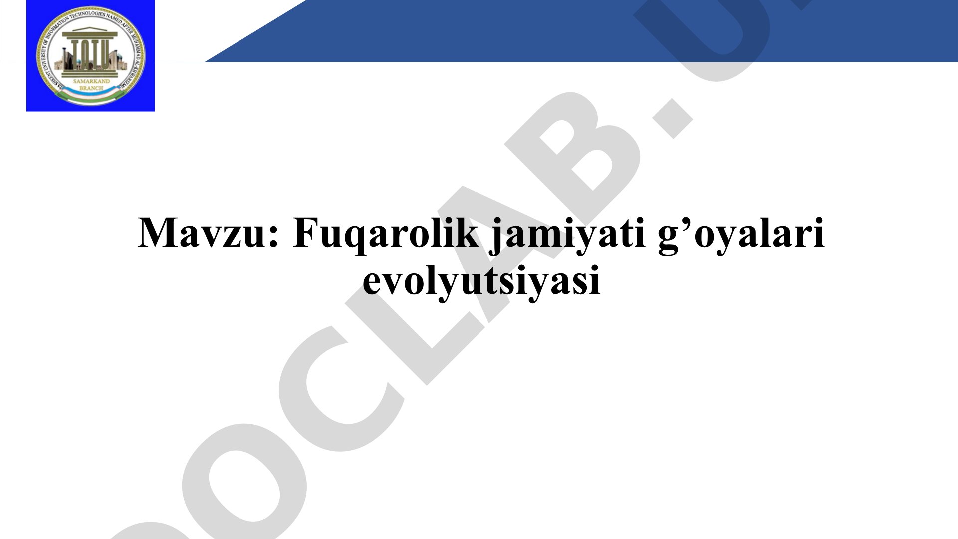Fuqarolik jamiyati g'oyalari evolyutsiyasi
