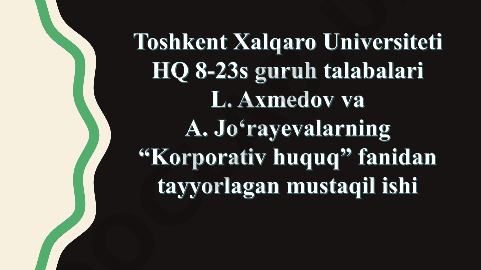 Dividendlar to‘lash tartibi va huquqiy cheklovlar
