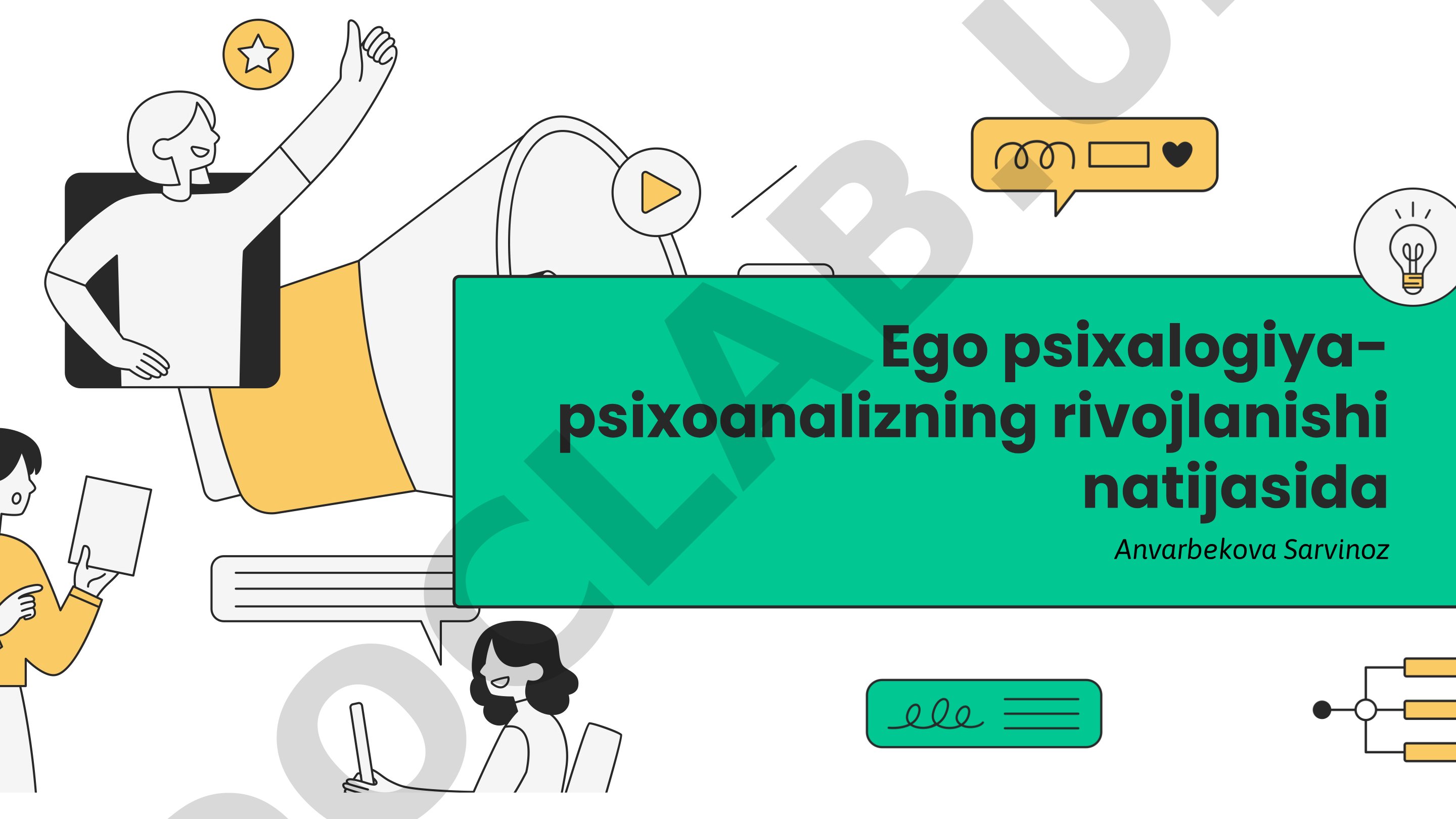 Ego psixologiyasining rivojlanishi va asosiy tushunchalari