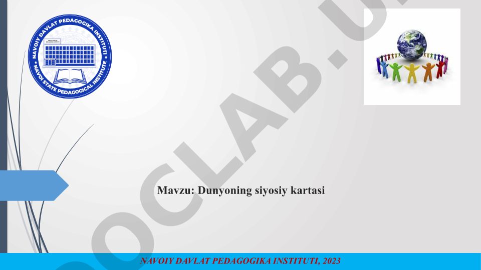 Dunyoning siyosiy kartasi