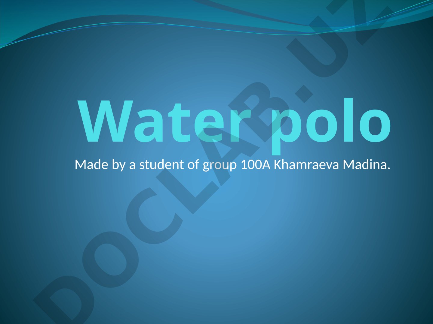 Water polo