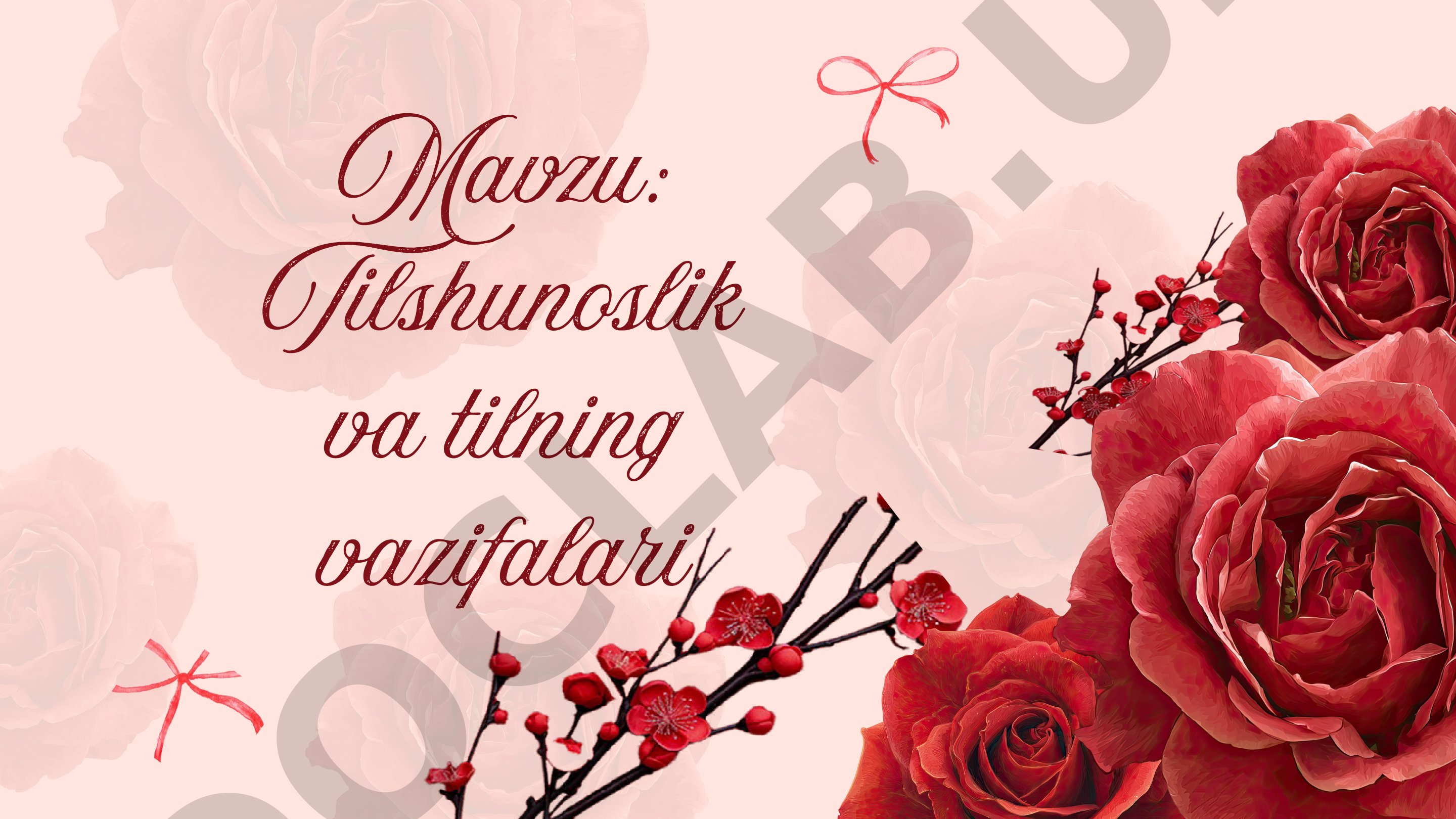 Tilshunoslik va tilning vazifalari