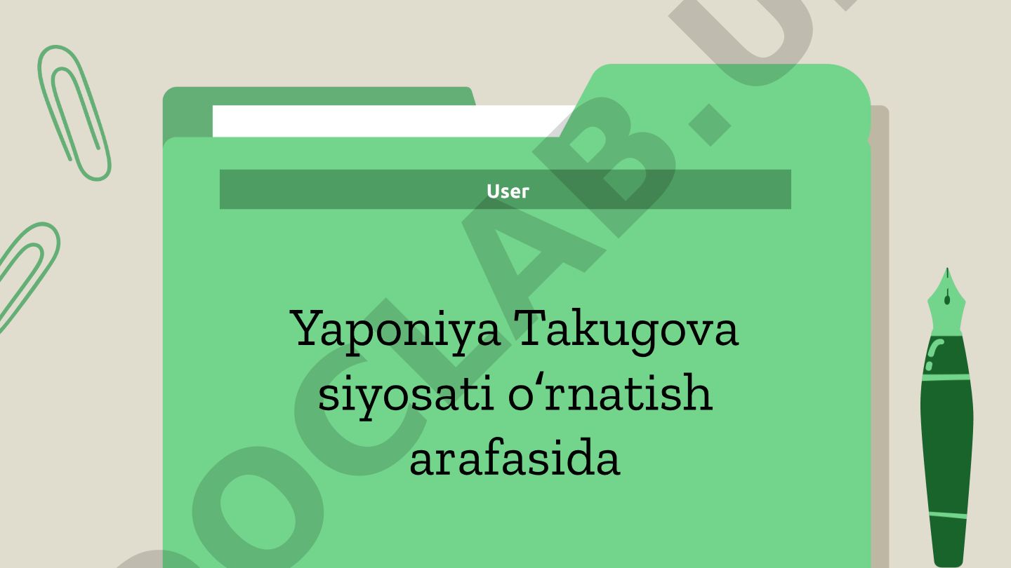 Yaponiya Takugova siyosati: tarixi va rivojlanish yo'nalishlari