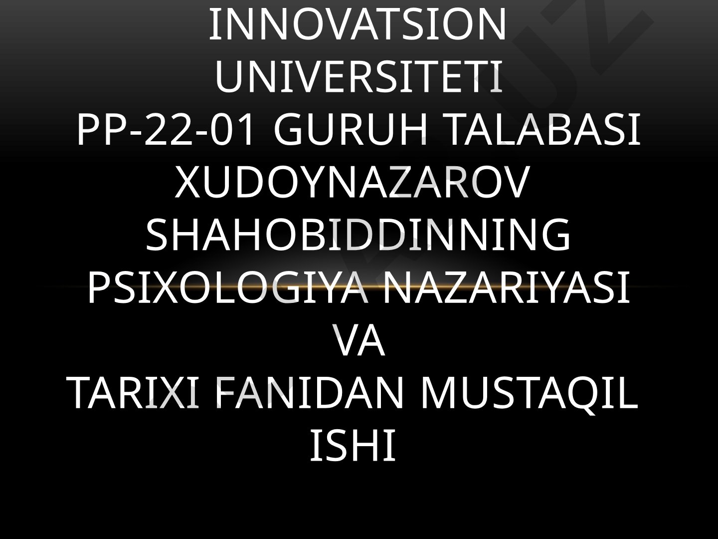 O'rta asrlarda psixologiyaning umumiy tavsifi