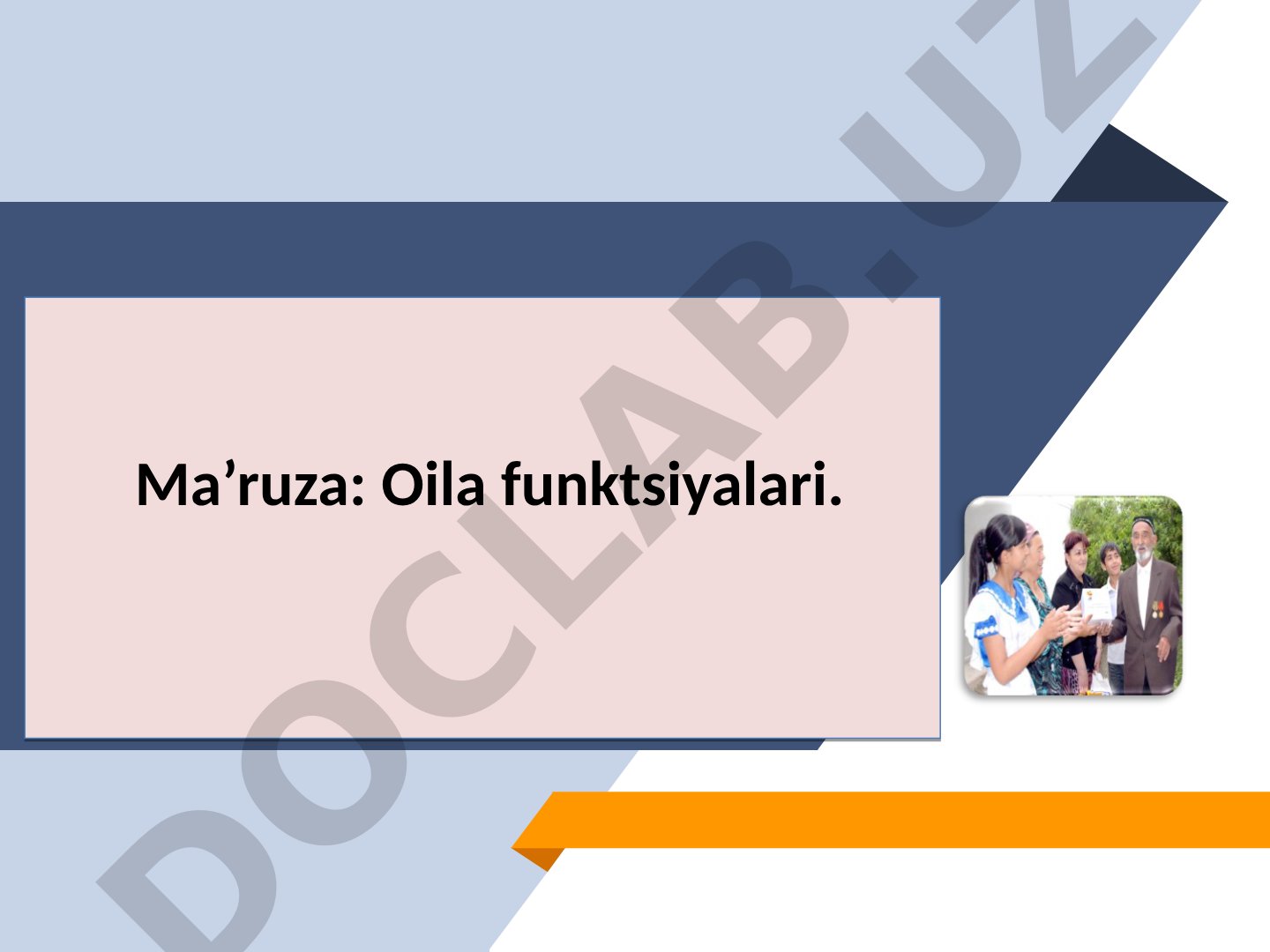 Oila funktsiyalari