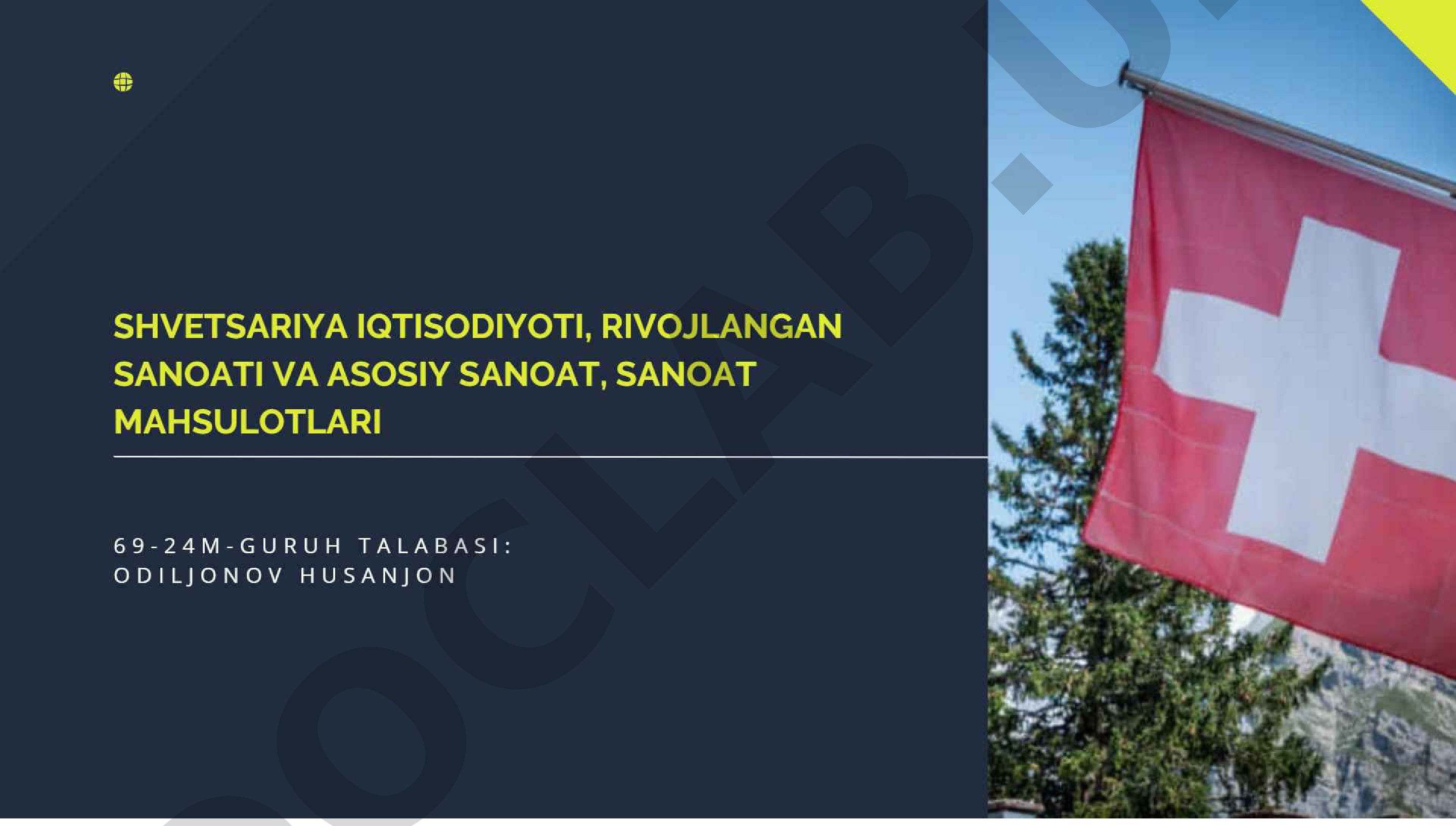 O'zbekiston iqtisodiyotida investitsiya siyosati