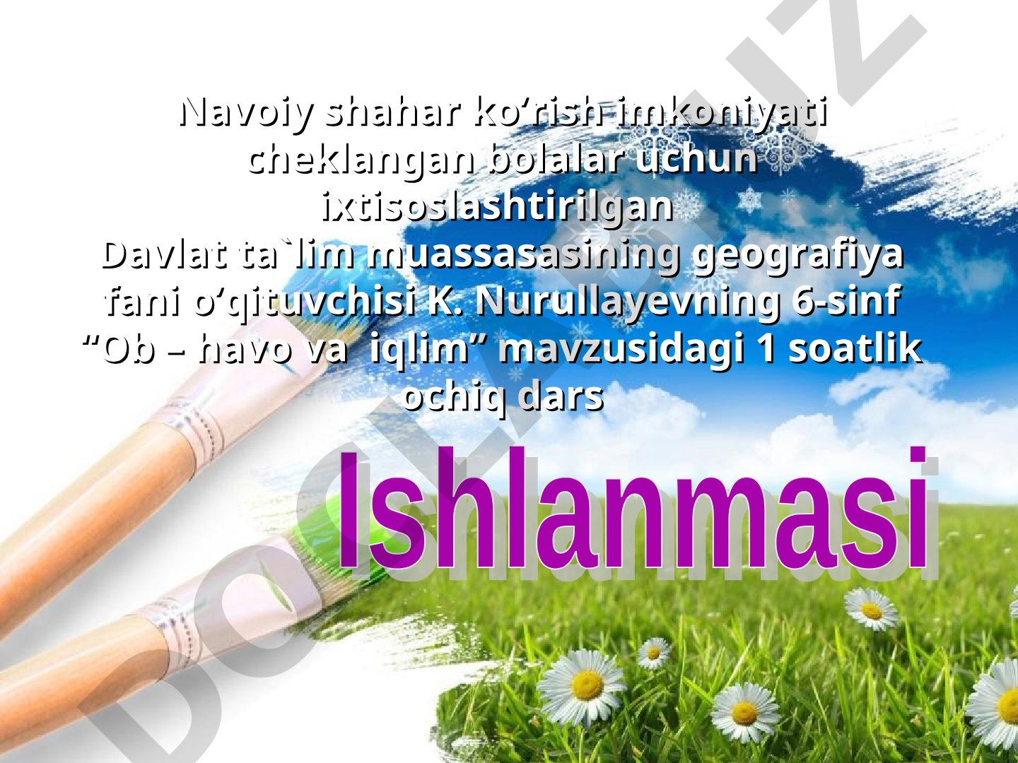 Ob – havo va iqlim