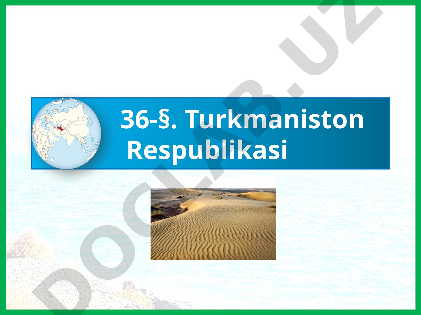 Turkmaniston Respublikasi