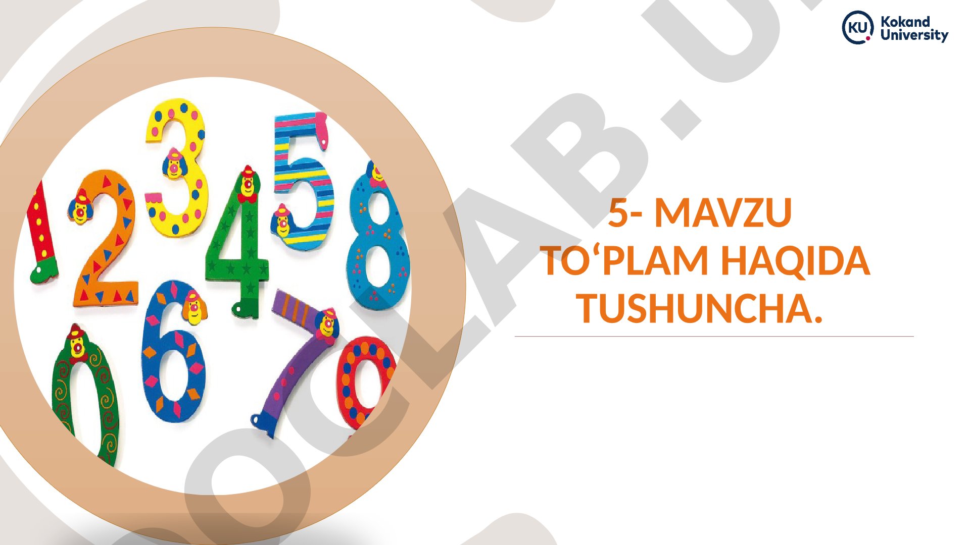 To‘plam haqida tushuncha