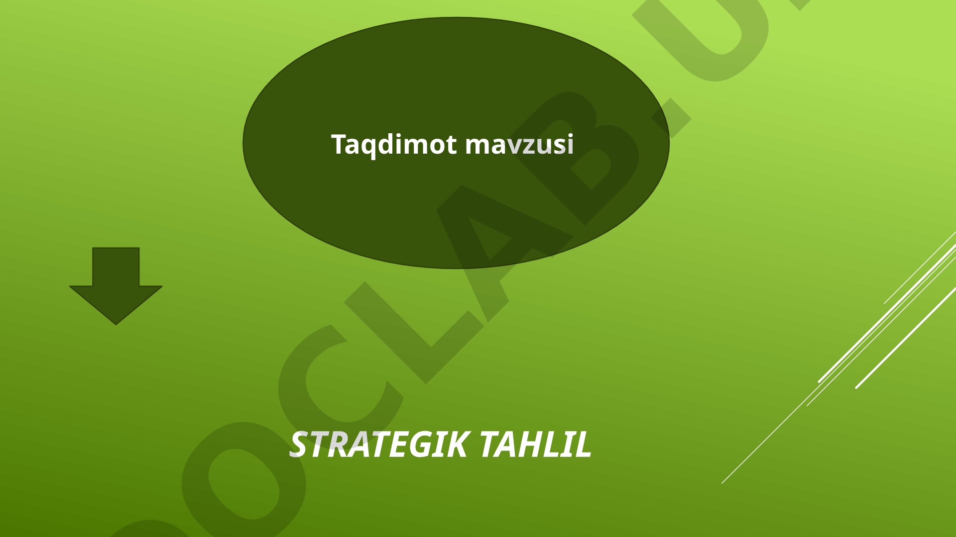 Strategik tahlil mohiyati, omillar dinamikasi va uslubiy muammolar haqida
